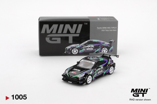 [MGT01005-R] 1:64 TOYOTA GR86 HKS TYPE R - TOKYO AUTO SALON 2022