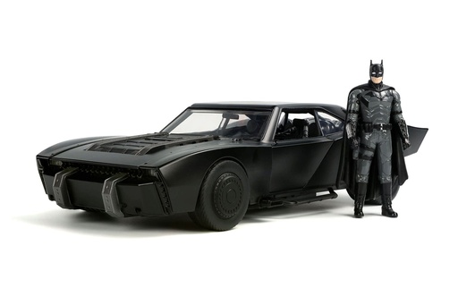 [32504] 1:18 BATMOBILE THE BATMAN BLACK DC COMICS - 2022 (INTERACTIVE LIGHTS)