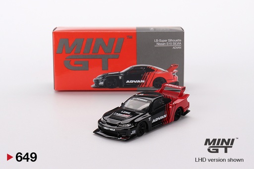 [MGT00649-R] 1:64 NISSAN SILVIA S15 LB-SUPER SILHOUETTE ADVAN - 1999