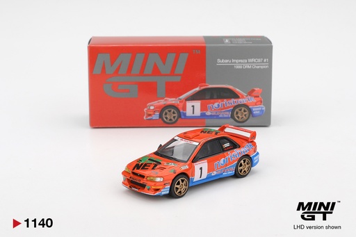[MGT01140-L] 1:64 SUBARU IMPREZA WRC97 #1 A.KREMER / K.WICHA - 1999 DRM CHAMPION 
