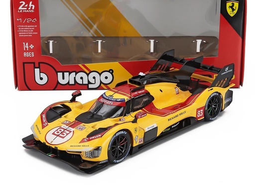 [18-26319] 1:24 FERRARI 499P 3.0L TURBO V6 TEAM AF CORSE #83  ROBERT KUBICA - PHIL HANSON - YIFEI YE - WINNER 24h LE MANS 2025